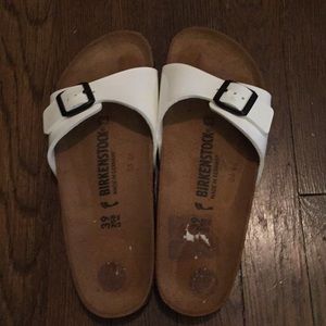 Birkenstock White Sandles